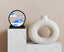 ZYOZ 3D Moving Sand Art Picture Glass Liquid Painting Natural Landscape Showpieces for Home Decor, Antique Gifts for Kids, Office Desktop Decoration, Desk Table Decorative Items (Blue)