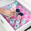 ZYOZ Honeycomb Closet Organizer Drawer Dividers Plastic Partition Cabinet Clapboard Storage Boxes for Underwear Socks Ties Belts Scarves and Makeup (Pack of 8 Straps)