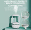 Cool Mist Anti-Gravity Water Drop Air Humidifier Desktop Aroma Diffuser with 2 Modes, Intelligent Auto-Off Protection, Night Light, Clock, USB Powered, Ideal for Bedroom, Office, Birthday Gift