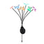 ZYOZ 8 LED Solar Butterfly String Light with 2V Panel 600mAh Battery IP65 Waterproof Fairy Lamp for Wedding Lawn Outdoor Garden Yard Patio Decoration