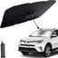 ZYOZ Car Windshield Sun Shade Protector- Fordable Car Shades for Windows, 3 Layers UV Block Umbrella, Front Window Heat Insulation Car Accessories for SUV, Hatchback, Sedan