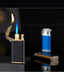 ZYOZ Double Flame Jet Lighter – Refillable, Dual Arc Design for Adventure, Cigar & Camping | Metal Torch with Blue Fire for Cool Lighting