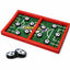 Fast String Puck Game, Football Soccer Theme Table Game with Red Frame and Game Pieces