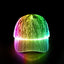 LED Hat Light up Baseball Cap 7 Colors Luminous LED Light Baseball Cap Flash Glow Hat Fiber Optic Cap for Men Women Glow in Dark Party Supplies