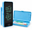 2 in 1 LCD Writing Pad Pencil Box for Kids | Large Storage Smart Pencil Case with Erase Button | Drawing Tablet for Boys Girls School Use