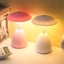 Minimalist Mushroom LED Desk Lamp – Smart Touch Control Bedside Night Light with Adjustable Warm & Ambient Glow