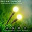 ZYOZ Firefly Solar Garden Lights Outdoor: Waterproof 8 LED Vibrant Starburst Swaying Lights, Solar Powered for Planter Decoration