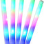 Foam Glow Sticks Bulk ,Glow in the Dark Party Supplies with 3 Modes Colorful Flashing for Party Birthday Concert Halloween Christma (set of 5 )s