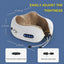 Rechargeble U-Shaped Travel Neck Massage Pillow | Three Speed Intensity Modes | Therapeutic Vibration | Cervical Pain Relief | Deep Kneading Massage | Memory Foam