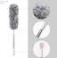 Microfiber Feather Duster Bendable & Extendable Fan Cleaning with 100 inches Expandable Pole Handle for High Ceiling Fans,Window Blinds, Furniture