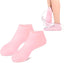 Hydrating Silicone Gel Spa Socks | Moisturizing Heel Repair Socks with Natural Oils, Aloe & Vitamin E | Anti-Slip Cracked Heel Socks for Dry Feet | Pedicure Spa Softening Socks For Men & Women