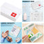 Daily Pill Organizer, 7 Compartments Portable Pill Case Travel Pill Organizer, Folding Design Pill Box for Purse Pocket to Hold Vitamins,Cod Liver Oil,Supplements and Medication