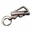 Stainless Steel 3 In 1 Keychain Lighter|Waterproof Cigarette Flint Lighter + Keyring + Bottle Opener|Emergency Fire Starter Match Sticks Used For Outdoor Camping