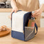 Multifunctional Double Zipper Thermal Lunch Bag with Shoulder Strap