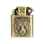 Tiger Embossed Metal Pocket Lighter