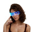 ZYOZ LED Light Up Rave Techno Sunglasses, Cyberpunk DJ Party Glasses, 7 Color Effects, 5 Flash Modes, for Festivals, Night Clubs and Night Events. Unisex