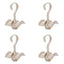 Rotating Handbag Hanger Rack Closet Storage Organizer Hooks for Ladies Bag Belt Tie Scarf(random colour)