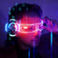 Zyoz™ Cyberpunk LED Wireless Visor Glasses – Futuristic Engraved Glowing Party Glasses