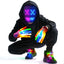 Led Mask Light up Mask with Gesture Sensing, Cool Glowing Toys Masks Great Gift for Halloween Christmas Costume Party