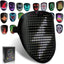 ZYOZ Led Mask Light up Mask with Gesture Sensing, Cool Glowing Toys Masks Great Gift for Halloween Christmas Costume Party