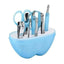 8 in 1 Apple Shape Manicure Set – Portable Nail Care Kit for Travel