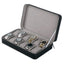 ZYOZ Styleys Watch Box 12 Slots Travel Watch Storage Case Zipper Wristwatch Organizer Box Organizer
