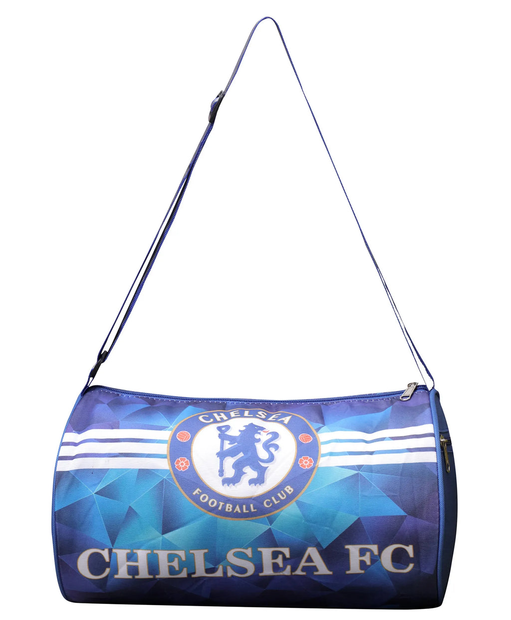 Football Club Duffle Bag for Kids (Style-FCB001)-Compact 13 inches - Stylish Travel Sports Picnic Bag with Adjustable Shoulder Strap - Birthday Gift for Young Football Fans, Boys & Girls