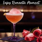 Pieces 3D Rose Ice Cube Mold and Heart Shape Ice Cube Tray Silicone Ice Mold 4 Flower Ice Ball Maker for Whiskey Freezer Cocktails Drinks Brandy