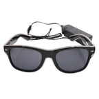 Zyoz Neon EL Wire LED Glasses | Glow-in-the-Dark Light-Up Sunglasses for Raves & Festivals (BLACK LANCE)