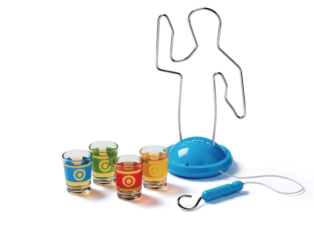 Buzz Wire Drinking Challenge with Shot Glasses | Fun Skill-Based Tabletop Activity for All Occasions, Bachelor & Hen Events