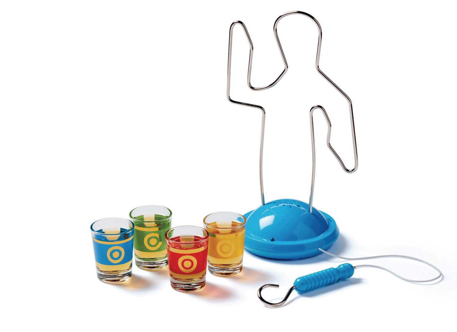 Buzz Wire Drinking Challenge with Shot Glasses | Fun Skill-Based Tabletop Activity for All Occasions, Bachelor & Hen Events