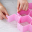 Honeycomb Closet Organizer Drawer Dividers Plastic Partition Cabinet Clapboard Storage Boxes for Underwear Socks Ties Belts Scarves and Makeup (Pack of 8 Straps)