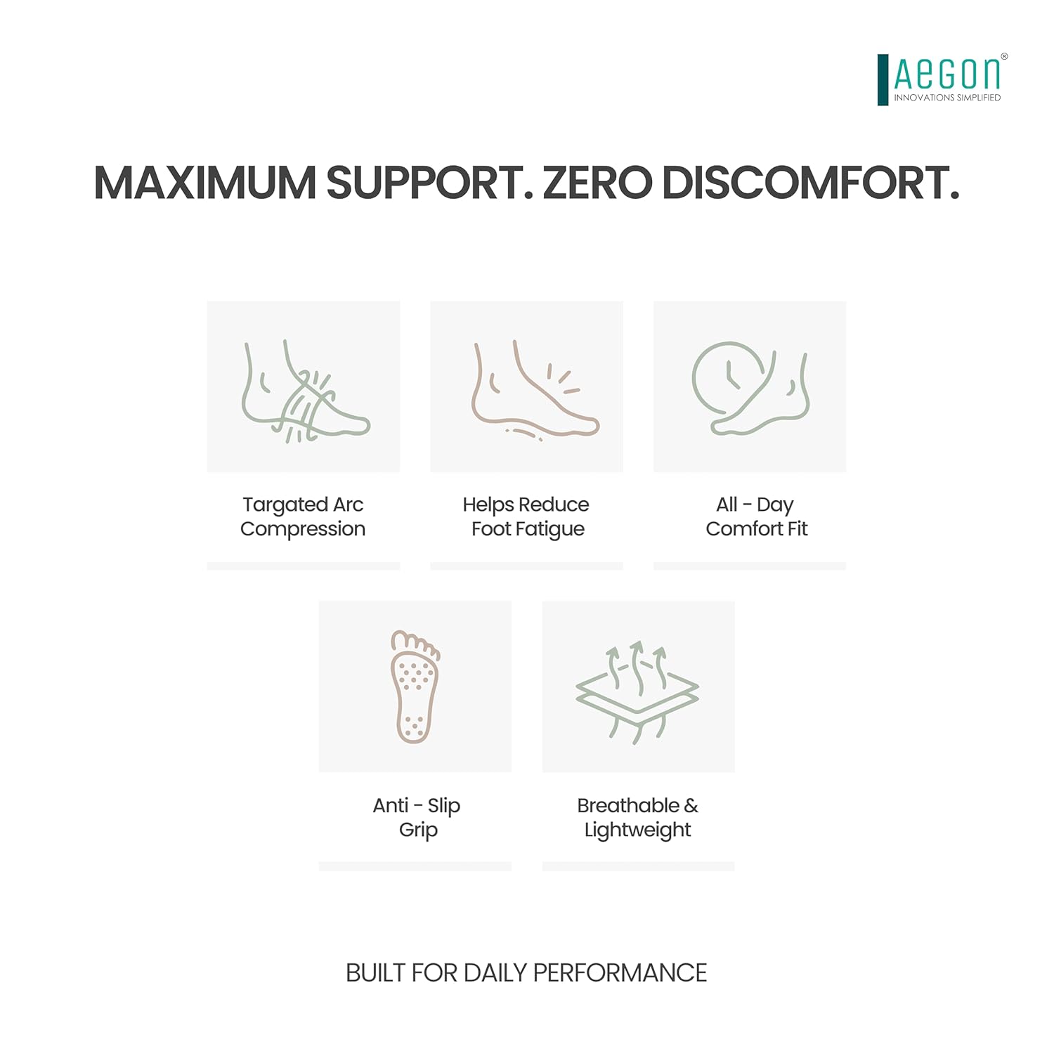 Foot Care Plantar Fasciitis Arch Support Sleeves for foot pain,muscle relaxation with soft Neoprene Cushion for Women & Men Feet Orthopedic Pad,Free Size-1 Pair