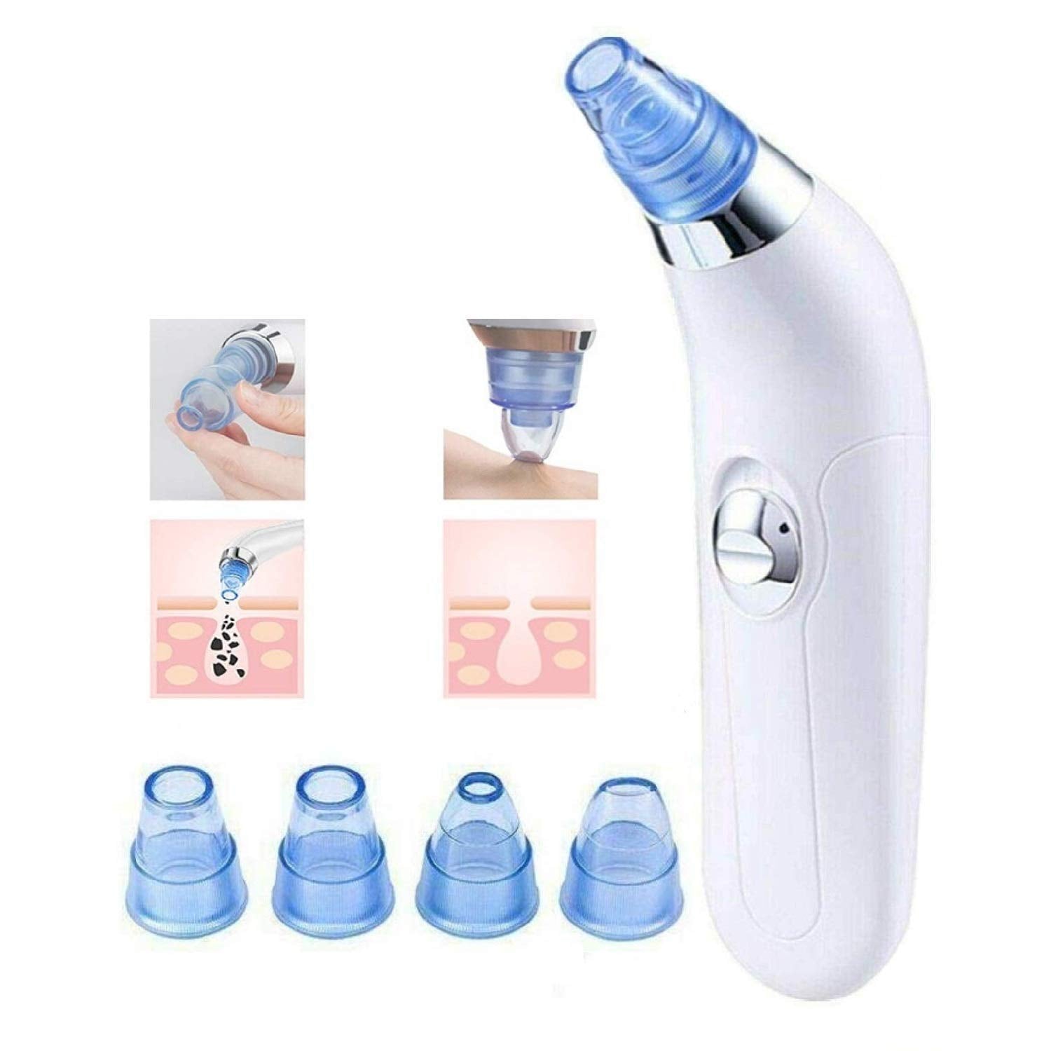 Blackhead vacuum acne cleaner remover pore for nose pimple cleaning device cleanser pores