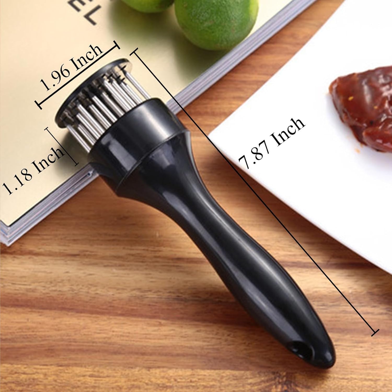 ZYOZ Meat Tenderizer Tool Profession Kitchen Gadgets Jacquard Meat Tenderizers Stainless Steel Meat Tenderizer Needle Best for Tenderizing,BBQ,Marinade & Flavor Maximizer