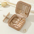 Travel Friendly Jewelry Case Necklaces Storage Box Elegant Travel Jewelry Case Portable Necklace Holder For Jewelry Accessory Case Portable, Small, Jewelry Box
