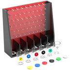 ZYOZ Adult Alcohol Drinking Game 6 Shot Glass Hen Stag Night Fun House Party - Traditional Slot Counter Drop Pin Tip…