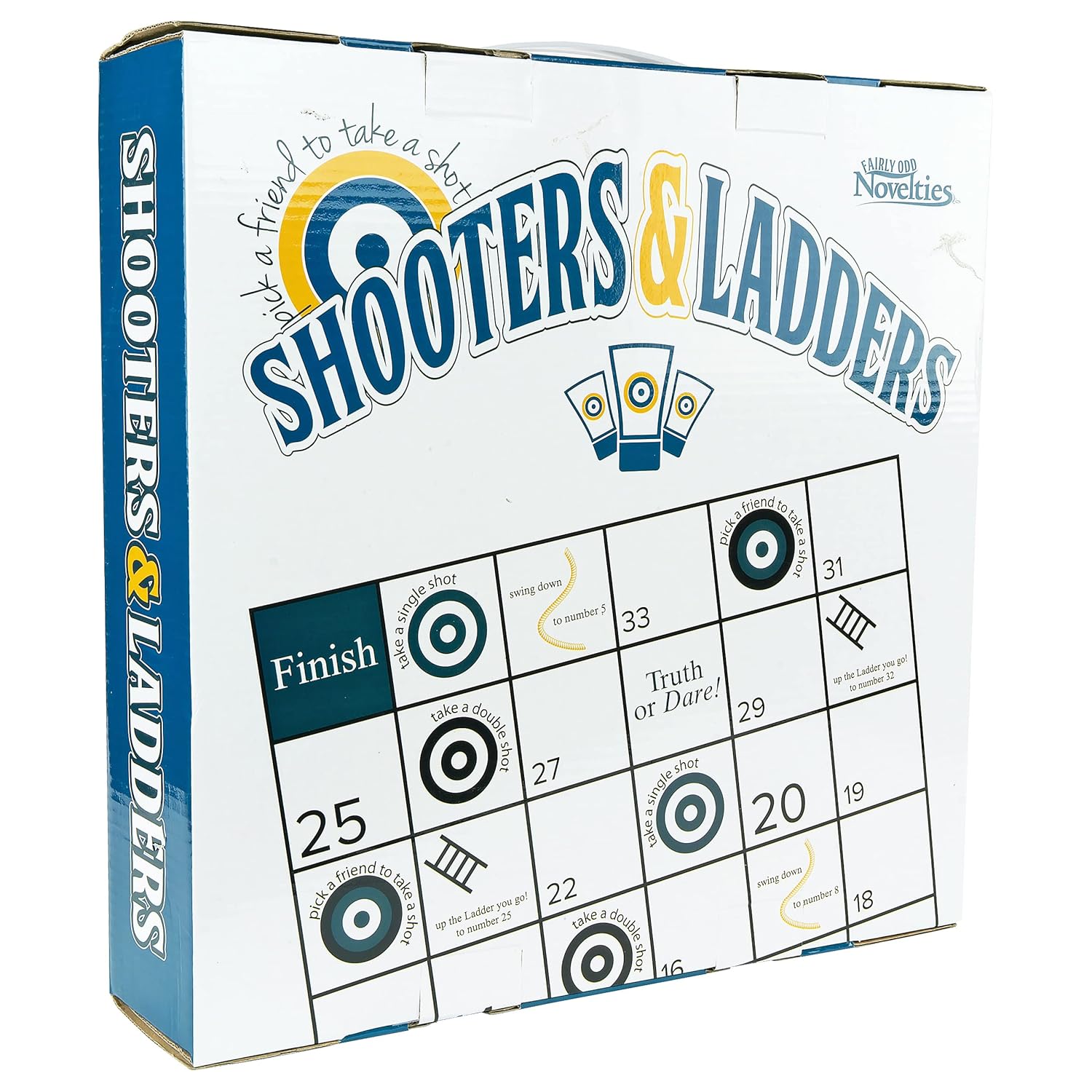 Shooters & Ladders Drinking Game - Fairly Odd Novelties - Fun Shot Glasses Party Game Gift Set