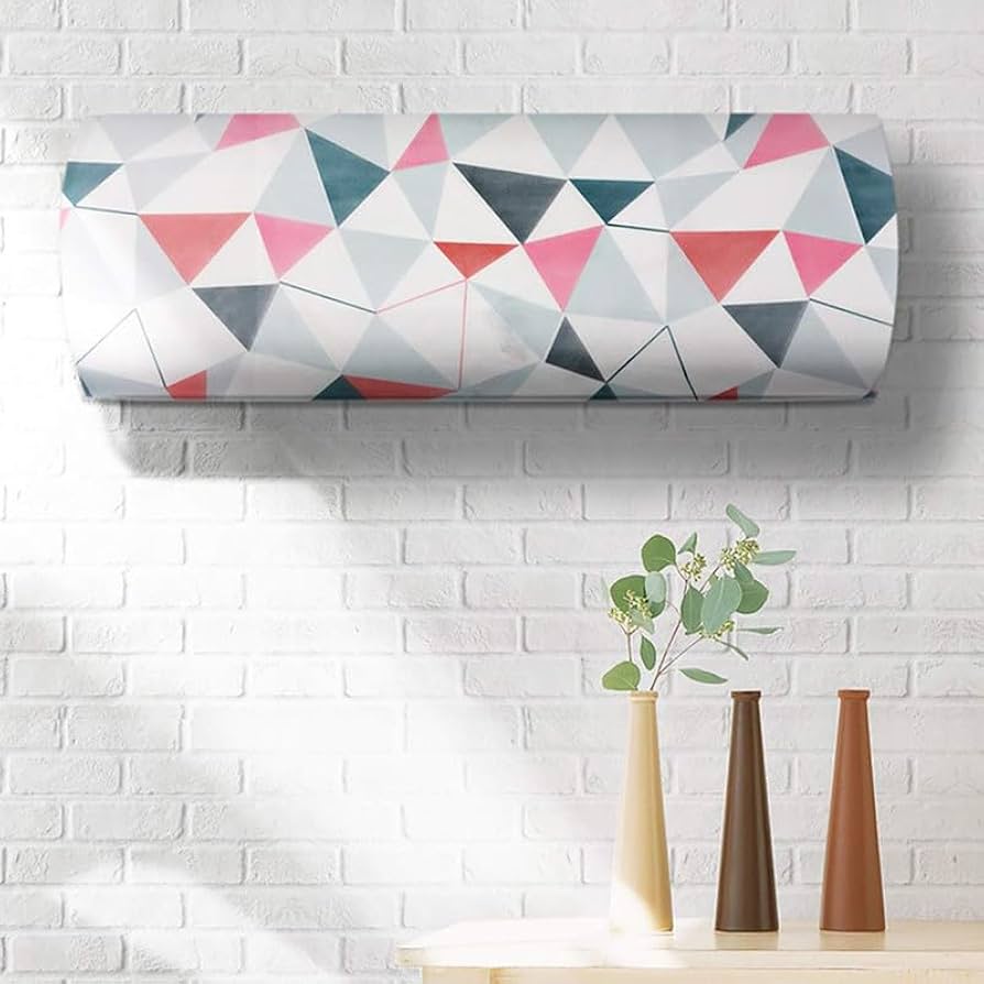 Waterproof Indoor Air Conditioner Cover for Wall-Mounted Air Conditioners, Mini Split Air Conditioner Indoor Dust Protector(random colour 1 pcs) Secondary image