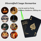ZYOZ Ace of Spades Butane Lighter – Stylish Windproof & Refillable Metal Flame Lighter | Waterproof FlashCard Design for Smoking, Camping