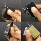 ZYOZ Ace of Spades Butane Lighter – Stylish Windproof & Refillable Metal Flame Lighter | Waterproof FlashCard Design for Smoking, Camping