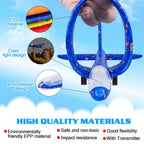 ZYOZ Foam Ejection Airplane Gun Toy for Kids | 2-in-1 Foam Airplane Launcher with Ejection Function | Flying Glider Plane Toy
