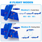 ZYOZ Foam Ejection Airplane Gun Toy for Kids | 2-in-1 Foam Airplane Launcher with Ejection Function | Flying Glider Plane Toy