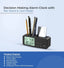 Decision Making Alarm Clock with Pen Stand & Card Holder