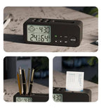 Decision Making Alarm Clock with Pen Stand & Card Holder