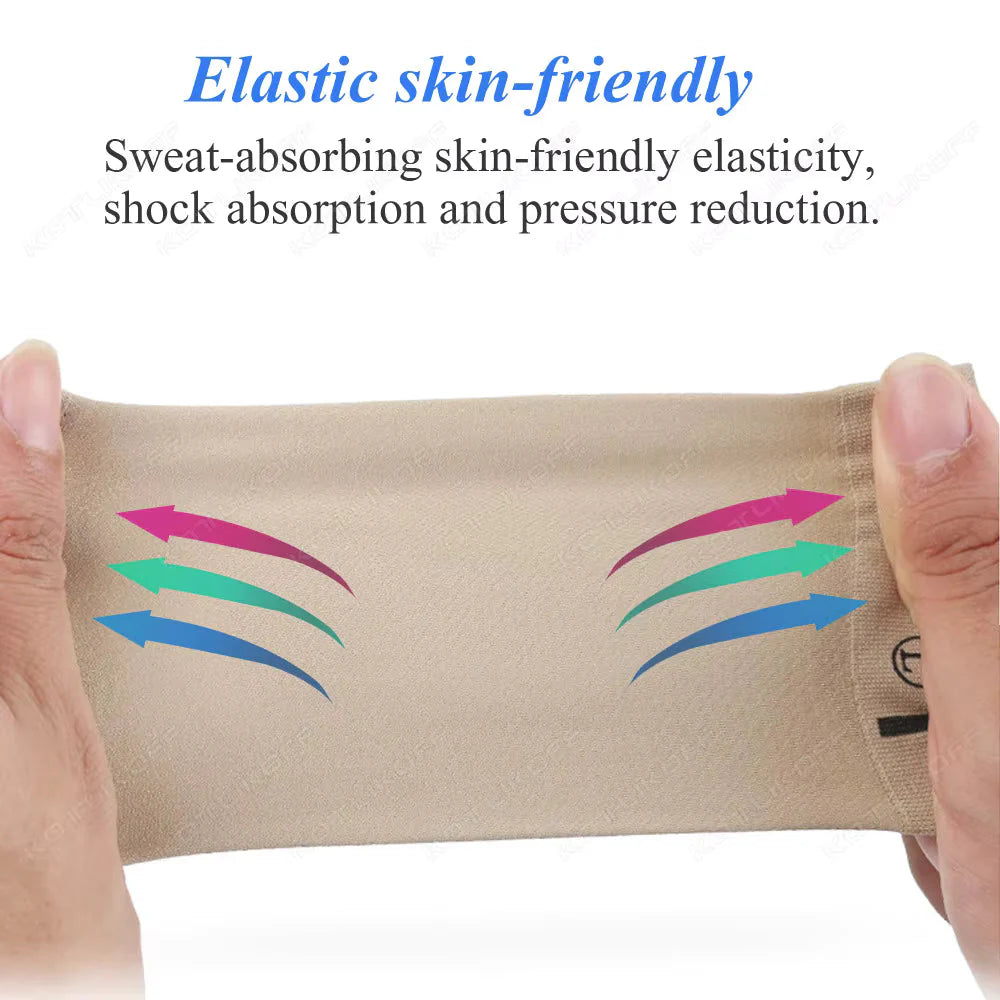 Foot Care Plantar Fasciitis Arch Support Sleeves for foot pain,muscle relaxation with soft Neoprene Cushion for Women & Men Feet Orthopedic Pad,Free Size-1 Pair