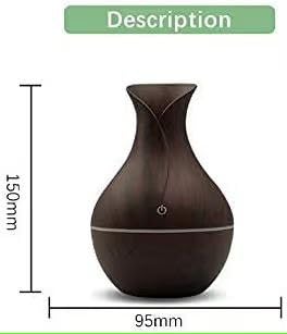 Wooden Cool‑Mist Humidifier & Aroma Diffuser – Elegant Timber Design, Ultrasonic Technology, Quiet Operation, 300 ml Tank – Ideal for Home, Bedroom, Yoga, Spa & Aromatherapy