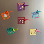 Cute Fridge Magnets, Magnets for Refrigerator, Office, Cabinets, Whiteboards Funny Decorative Small Arrow Shape (Multicolour) (12)