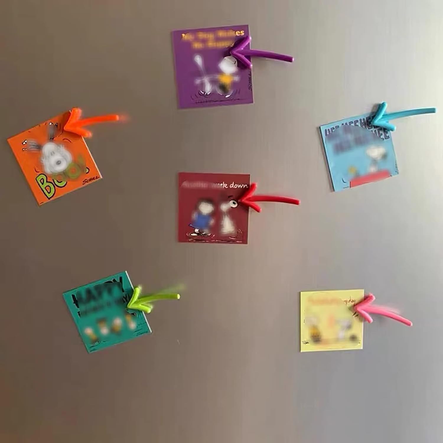 Cute Fridge Magnets, Magnets for Refrigerator, Office, Cabinets, Whiteboards Funny Decorative Small Arrow Shape (Multicolour) (12)