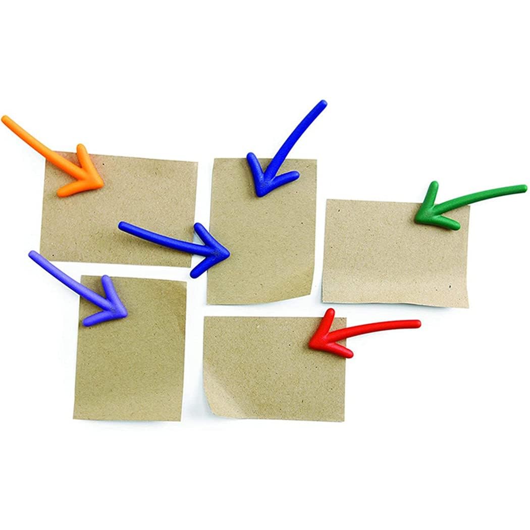 ZYOZ ARROW SHAPE Fridge Magnets, Magnets for Refrigerator, Office, Cabinets, Whiteboards Funny Decorative Small Arrow Shape (Multicolour) (12) Main image